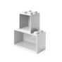 LEGO Brick Shelf Set - White - Preview