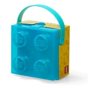 Capa do artigo LEGO Box with Handle - Light Blue Translucent
