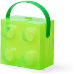 Capa do artigo LEGO Box with Handle - Translucent Green