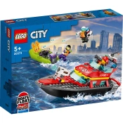 Capa do artigo Lego City Barco De Resgate Dos Bombeiros 60373