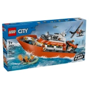 Capa do artigo Lego City Barco E Helicoptero De Resgate Da Guarda Costeira 60504