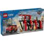 Lego City Quartel Dos Bombeiros Com Camiao Dos Bombeiros 60414 - Preview