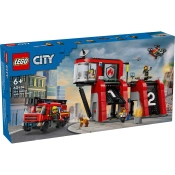 Capa do artigo Lego City Quartel Dos Bombeiros Com Camiao Dos Bombeiros 60414