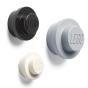 LEGO® Set of 3 Wall Hangers | White, Black, Gray - Preview