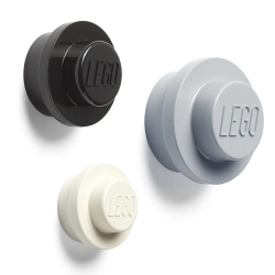 Capa do artigo LEGO® Set of 3 Wall Hangers | White, Black, Gray