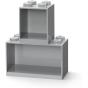 LEGO Brick Shelving Set - Gray - Preview