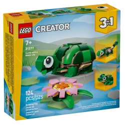 Capa do artigo Lego Creator 3-In-1 Tartaruga Com Nenufar 31377
