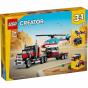 Lego Creator Camião de Plataforma com Helicóptero - Preview