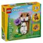 Lego Creator - Hamster Adorável com Flor - Preview