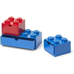 Capa do artigo LEGO Desk Drawers - Blue & Red