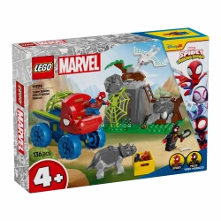 Capa do artigo Lego Marvel Equipa Spidey - Resgate Com Veículo Dinossauro Todo-O Terreno 11199