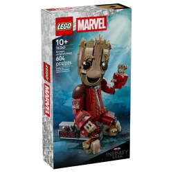 Capa do artigo Lego Marvel Groot Com Macacao Dos Ravager 76341