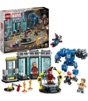 Capa do artigo Lego Marvel Laboratório do Iron Man: Salão das Armaduras