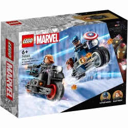 Capa do artigo Lego Marvel Motos De Black Widow E Captain America 76260