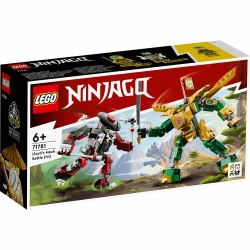 Capa do artigo Lego Ninjago Robô de Combate Evo e Lloyd 71781