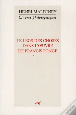 Capa do artigo Legs Des Choses Dans L'Oeuvre De Francis Ponge