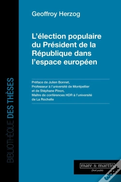 Capa do artigo L'Élection Populaire Du Président De La République Dans L'Espace Européen