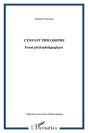 L'Enfant Philosophe ; Essai Philopedagogique - Preview