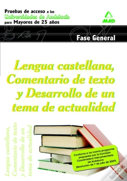 Capa do artigo Lengua Castellana. Comentario De Texto Y Desarrollo De Un Tema De Actualidad. Pruebas De Acceso A La