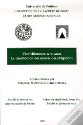 L'Enrichissement Sans Cause ; La Classification Des Sources Des Obligations