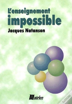 Capa do artigo L'Enseignement Impossible