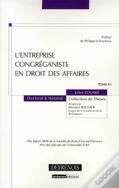 L'Entreprise Congréganiste En Droit Des Affaires