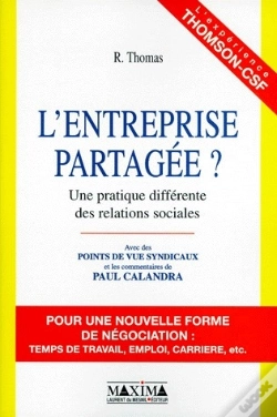 Capa do artigo L'Entreprise Partagée ? Une Pratique Différente Des Relations Sociales