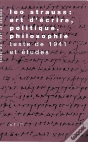 Capa do artigo Leo Strauss: Art D