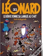 Léonard T.35 ; Léonard Donne Sa Langue Au Chat