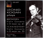 Capa do artigo Leonid Kogan Plays Beethoven & Tchaikovsky - CD