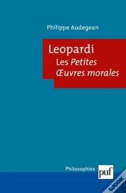 Capa do artigo Leopardi ; Les Petites Oeuvres Morales