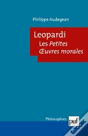 Capa do artigo Leopardi ; Les Petites Oeuvres Morales