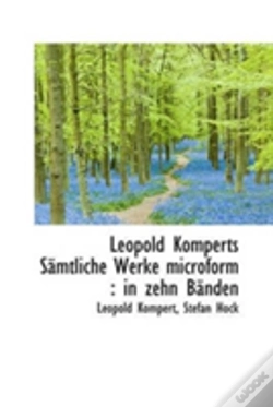 Capa do artigo Leopold Komperts Samtliche Werke Microform