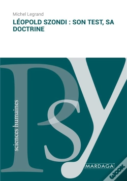 Capa do artigo Léopold Szondi : Son Test, Sa Doctrine