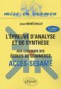 L'Épreuve D'Analyse Et De Synthèse Aux Concours Des Écoles De Commerce - Acces-Sesame. 2e Édition Mise À Jour - Preview