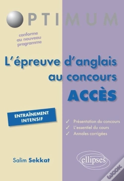 Capa do artigo L'Épreuve D'Anglais Au Concours Acces