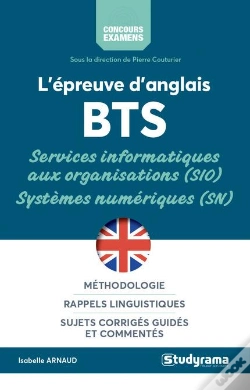 Capa do artigo L'Épreuve D'Anglais ; Bts Services Informatiques Aux Organisations, Systèmes Numériques.