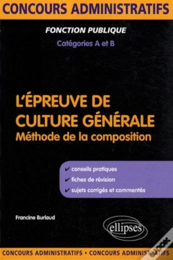 Capa do artigo L'Épreuve De Culture Générale Aux Concours De Catégories A Et B