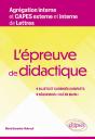L'Épreuve De Didactique. Agrégation Interne Et Capes Externe Et Interne De Lettres : Sujets Et Corrigés Complets. Séquences « Clé En Main » - Preview