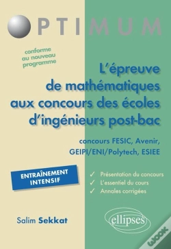 Capa do artigo L'Épreuve De Mathématiques Au Concours Des Écoles D'Ingénieur Post-Bac