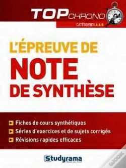 Capa do artigo L'Epreuve De Note De Synthese