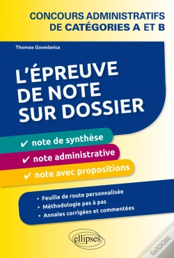 Capa do artigo L'Épreuve De Note Sur Dossier : Note De Synthèse, Note Administrative Et Note Opérationnelle. Concours Administratifs De Catégories A Et B