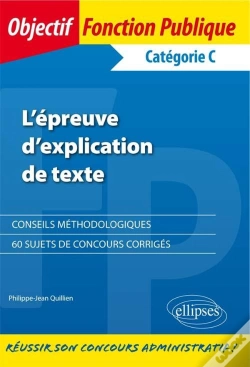 Capa do artigo L'Épreuve D'Explication De Texte ; Catégorie C