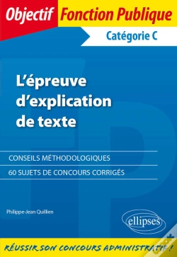 Capa do artigo L'Épreuve D'Explication De Texte - Catégorie C