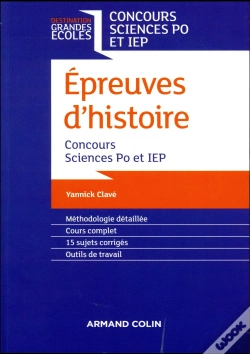 Capa do artigo L'Epreuve D'Histoire -  Concours Commun Iep Et Sciences Po Paris