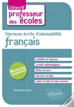 Capa do artigo L'Épreuve Écrite D'Admissibilité -  Français. Crpe Nouveau Programme