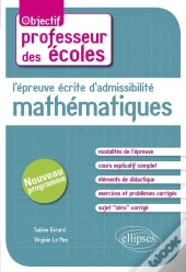 L'Épreuve Écrite D'Admissibilité -  Mathématiques. Crpe Nouveau Programme