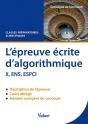 L'Épreuve Écrite D'Algorithmique X, Ens, Espci ; Classes Préparatoires Scientifiques - Preview
