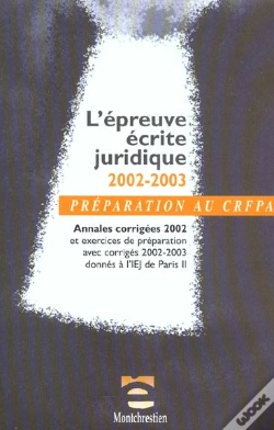 Capa do artigo L'Epreuve Ecrite Juridique
