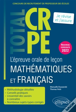 Capa do artigo L'Épreuve Orale De Leçon Mathématiques Et Français